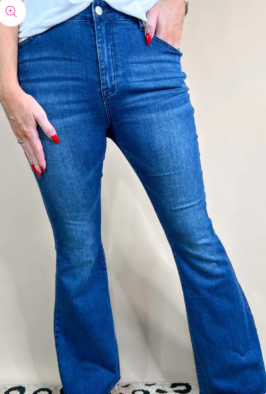 Chesney Mid Rise Flare Jeans