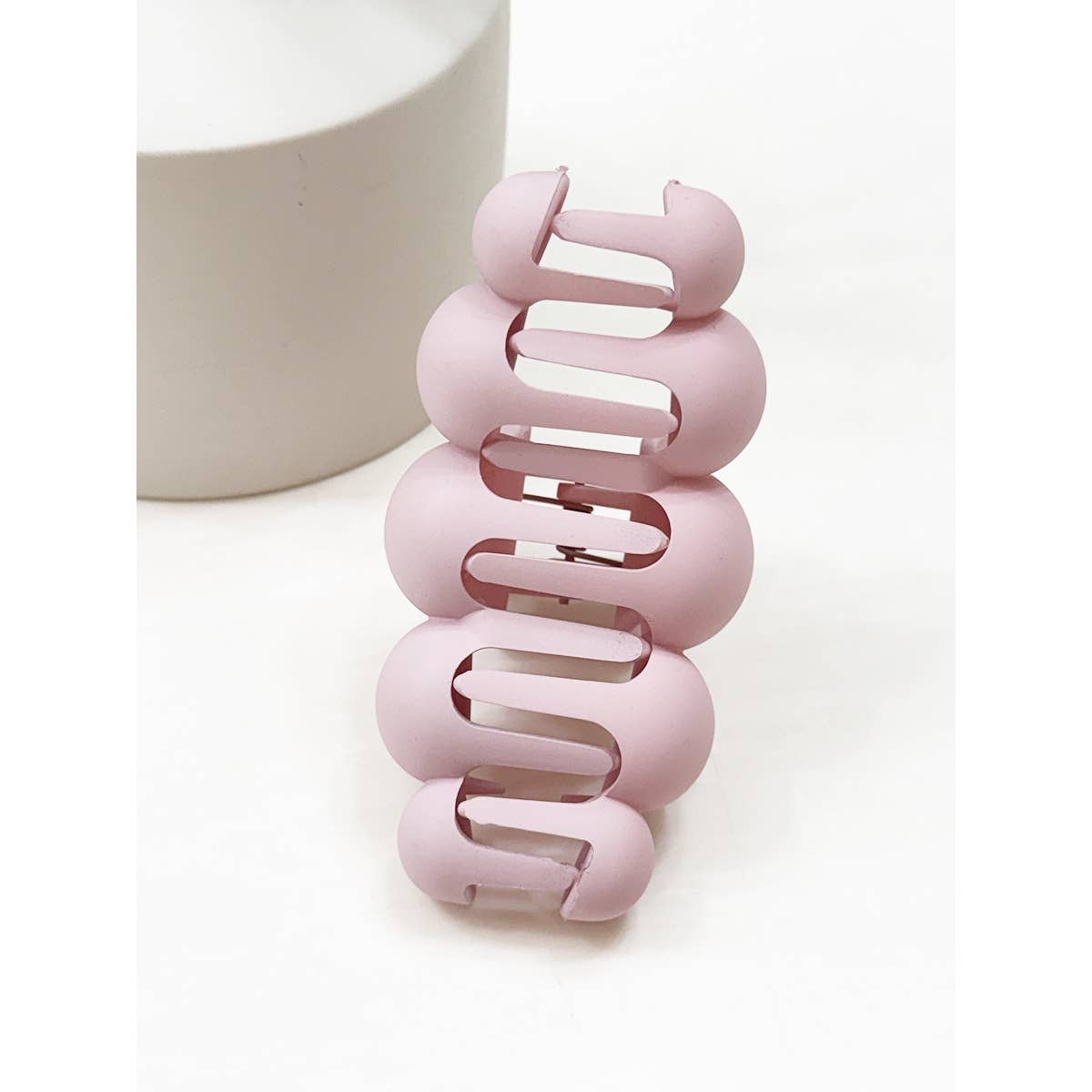 Powdery Soft Matt Bubble Pearl Hair Claw Clips