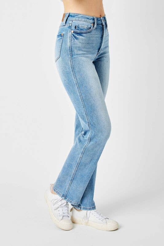 Judy Blue True to Size Tummy Control Straight Jeans