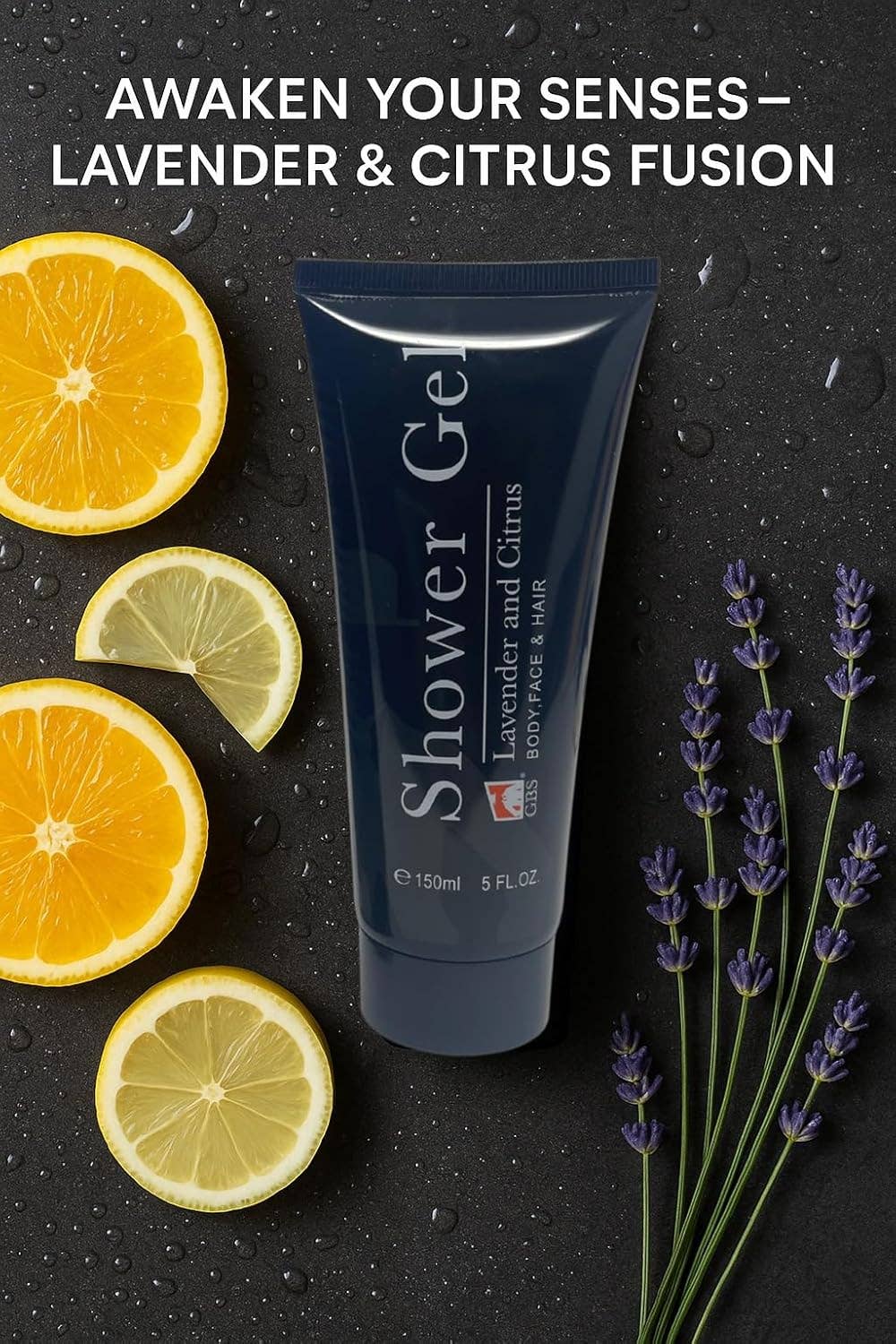 Lavender & Citrus Shower Gel Tube 5 oz With Box
