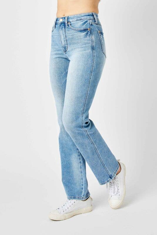 Judy Blue True to Size Tummy Control Straight Jeans