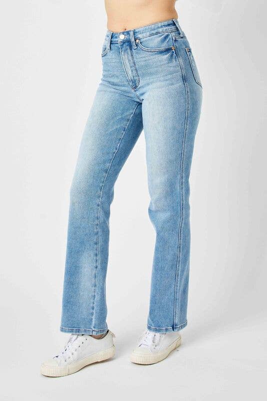 Judy Blue True to Size Tummy Control Straight Jeans