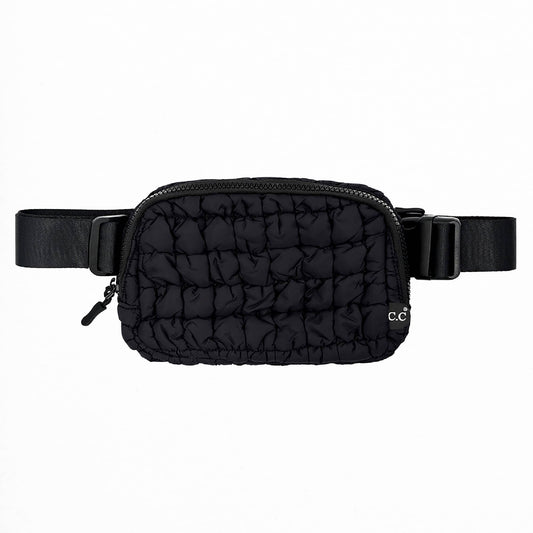 CC Quilted Puffer Unisex Belt Bag Fanny Pack