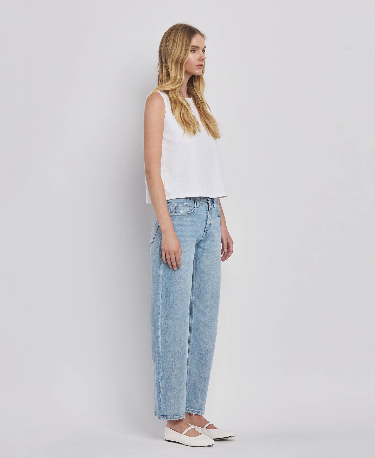 PRE-ORDER VERVET HIGH RISE BARREL LEG JEANS
