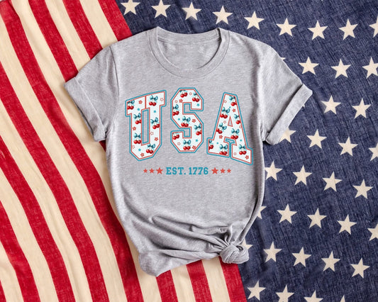 USA Cherry T-Shirt