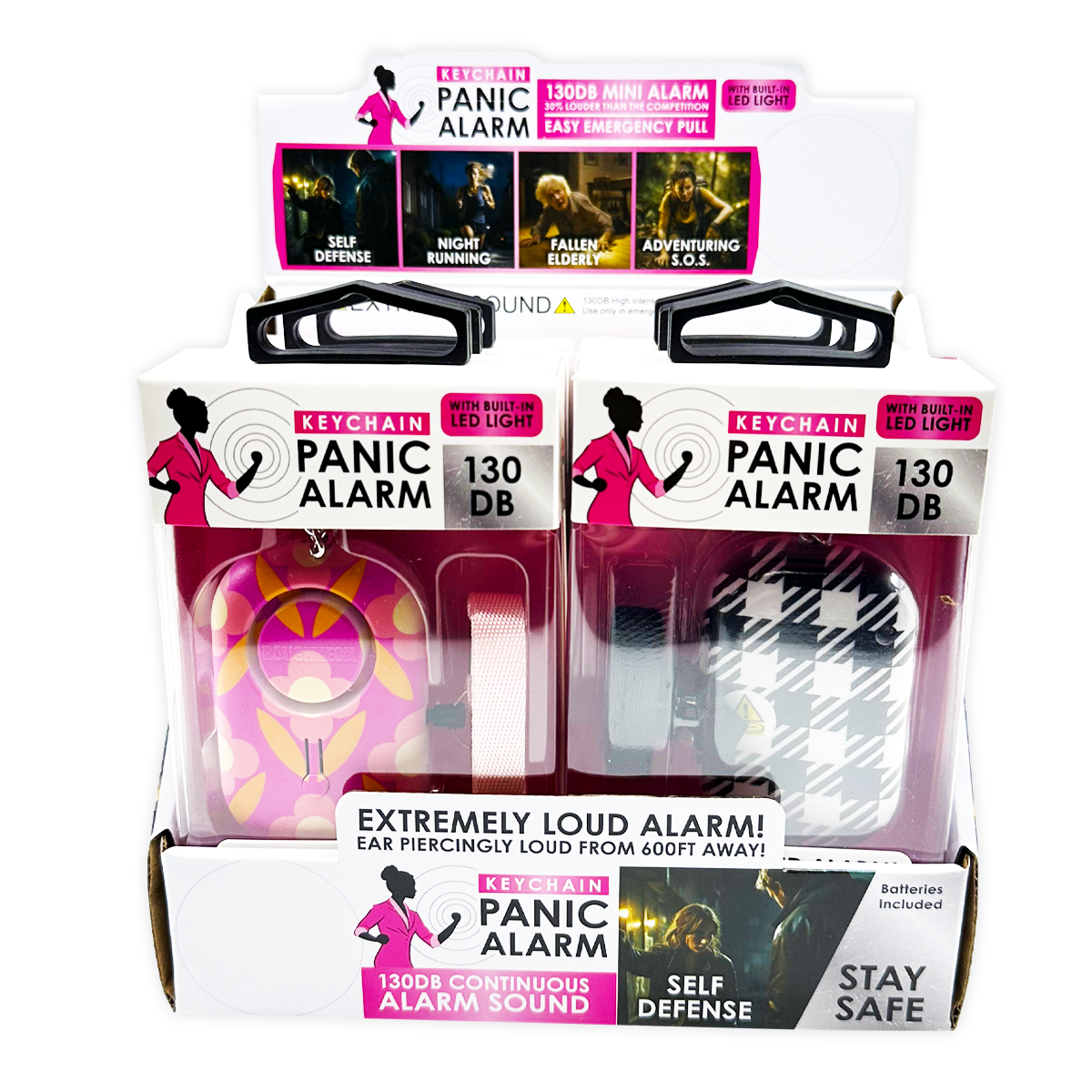 Roughneck Panic Alarm & Light Keychain