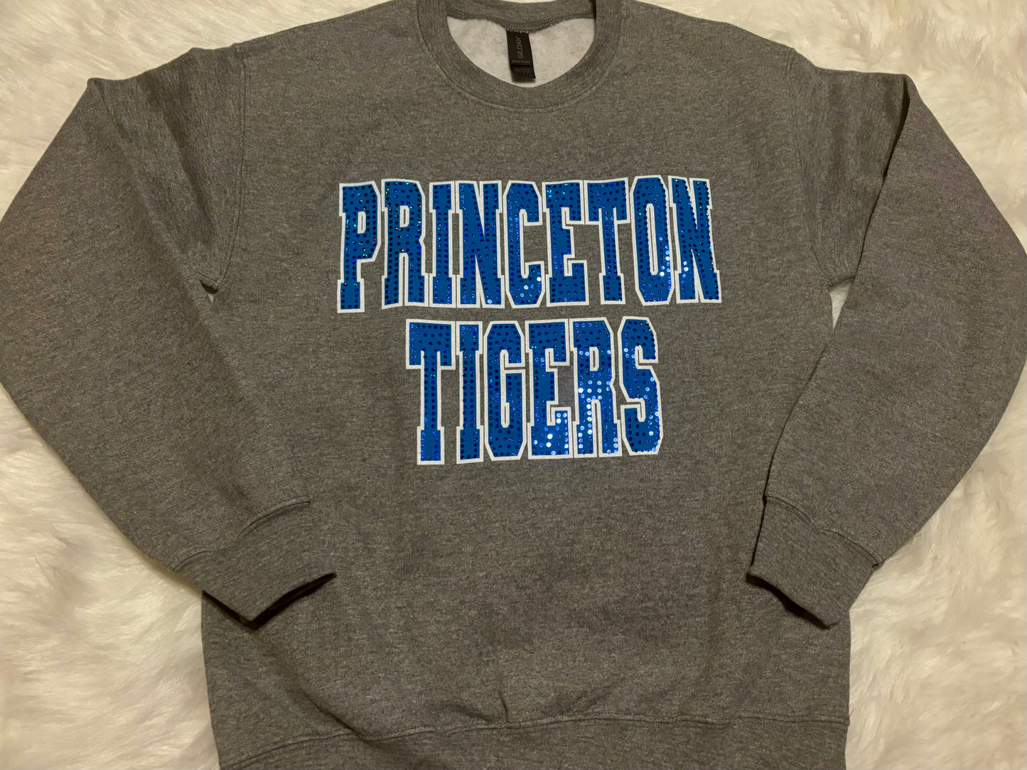 Sparkly Princeton Tigers Crew