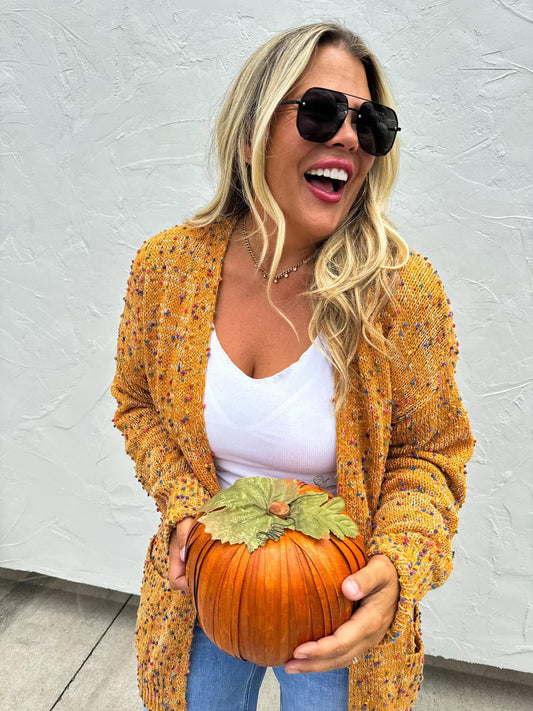 FALL MILEY DOT CARDIGAN