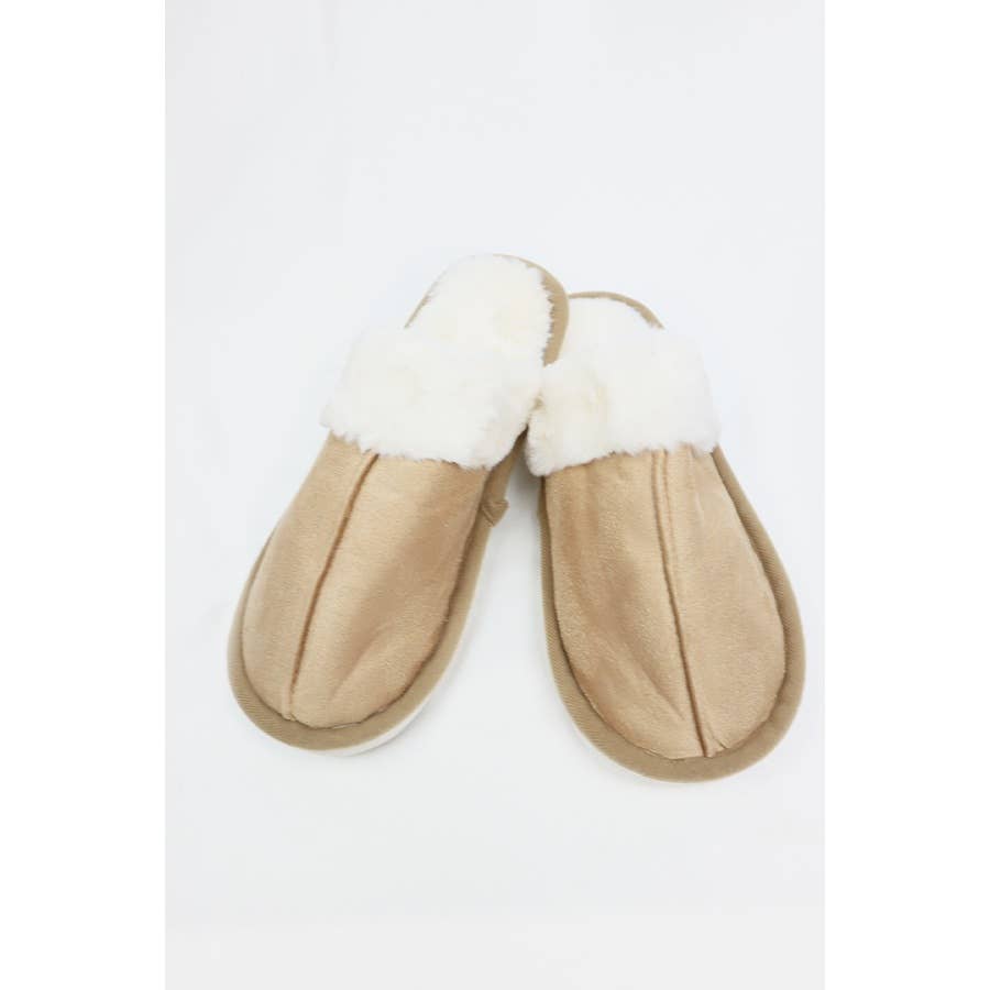 Fuzzy Faux Fur Slippers