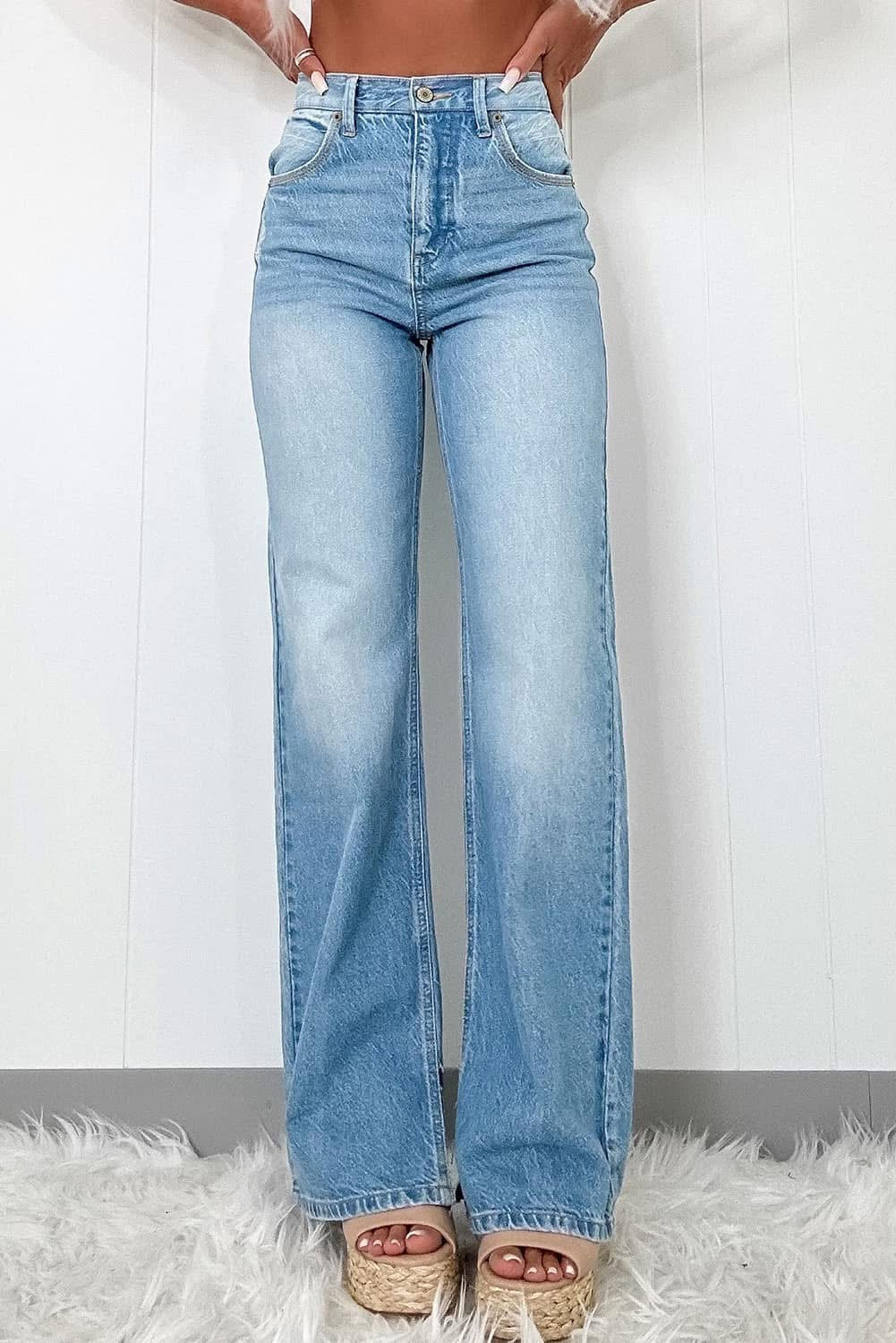 PRE-ORDER Slit Leg Jeans