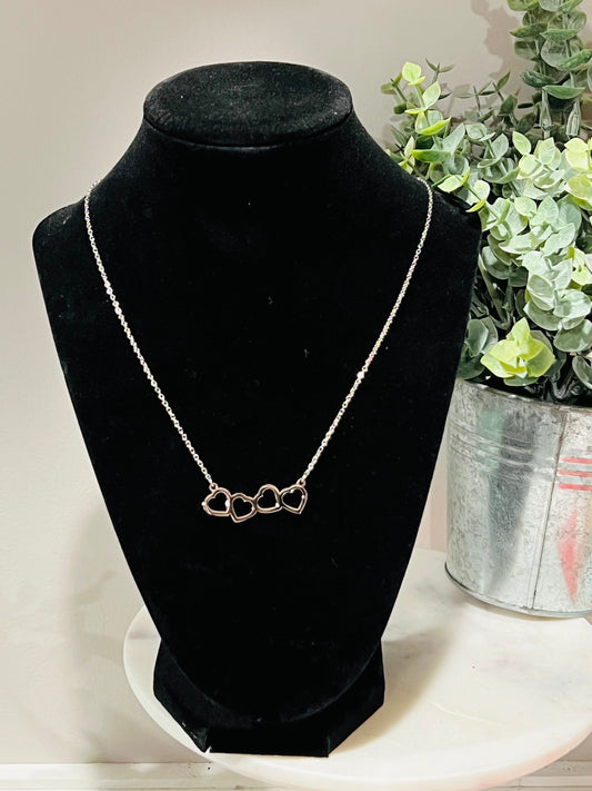 Linked Hearts Necklace