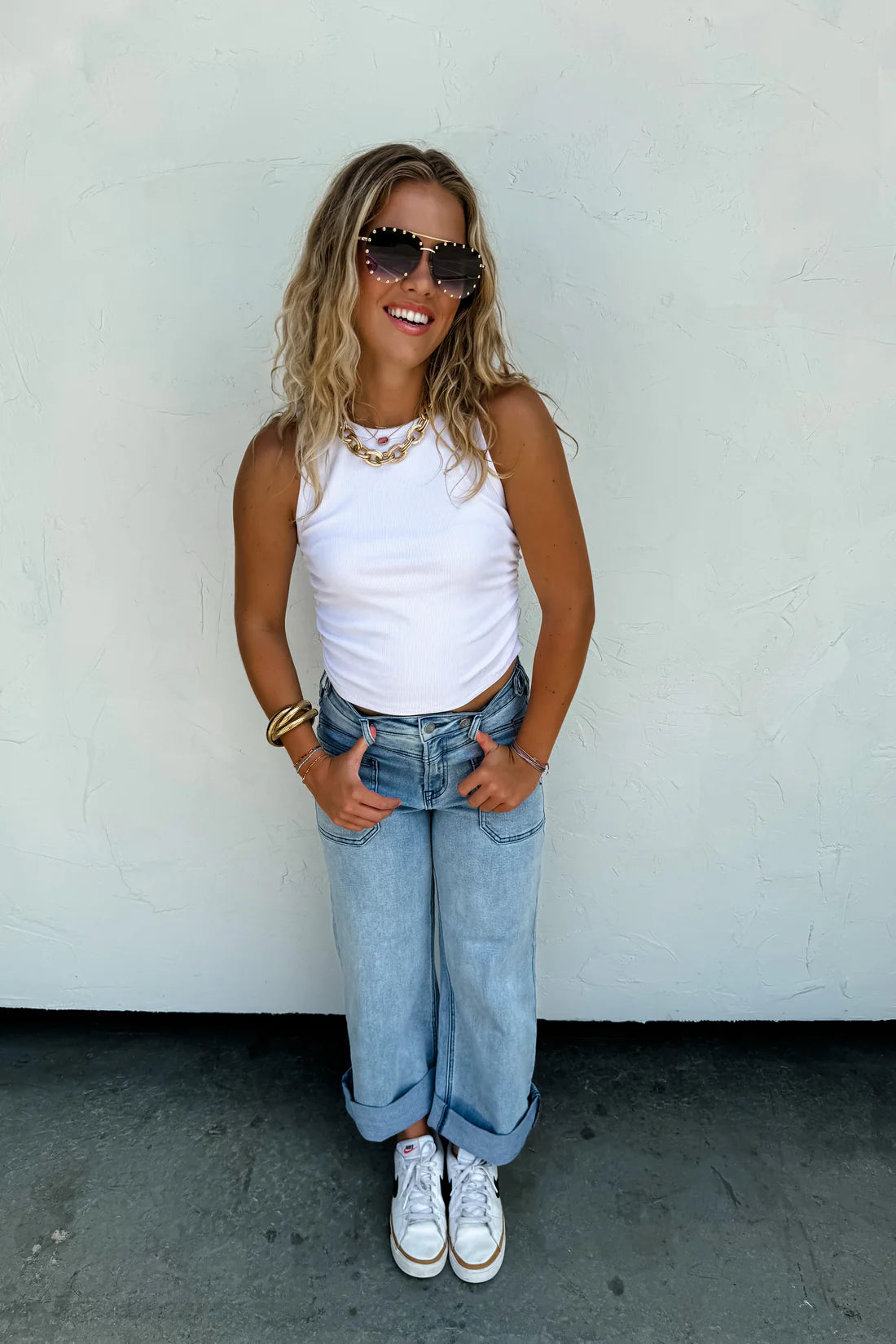 PREORDER- CLOVER FRONT POCKET JEANS