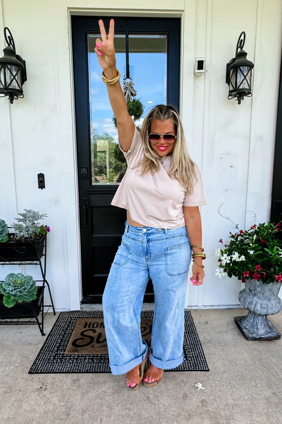 PREORDER- CLOVER FRONT POCKET JEANS