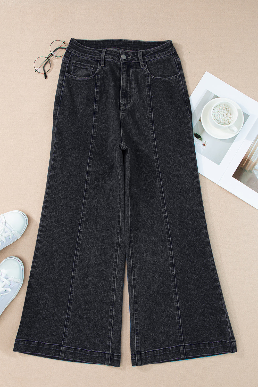 PRE-ORDER Flared Cropped Jeans