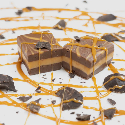 Caramel Chocolate Fudge (1/2 lb Package)