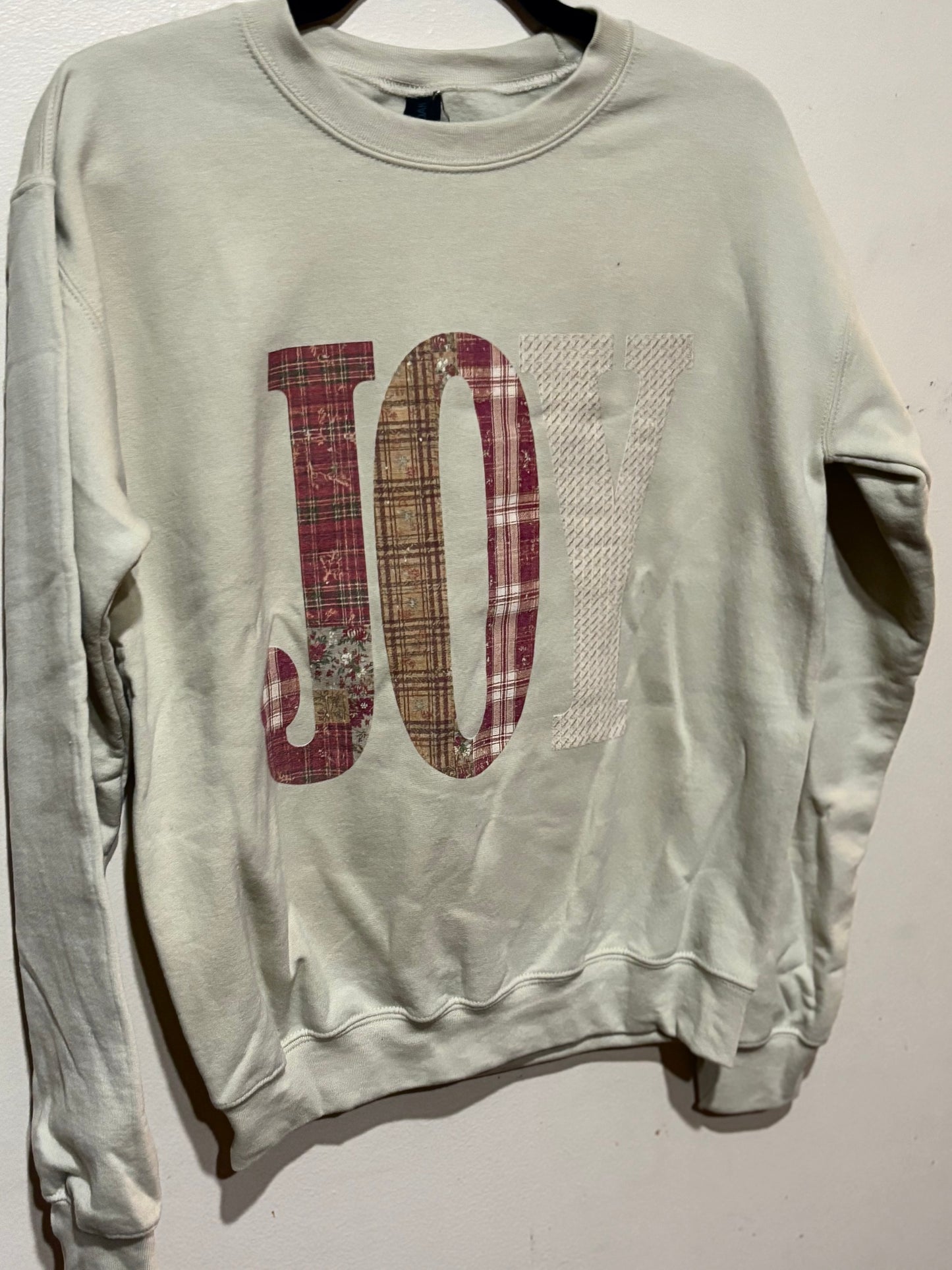 Joy Faux Christmas Patchwork