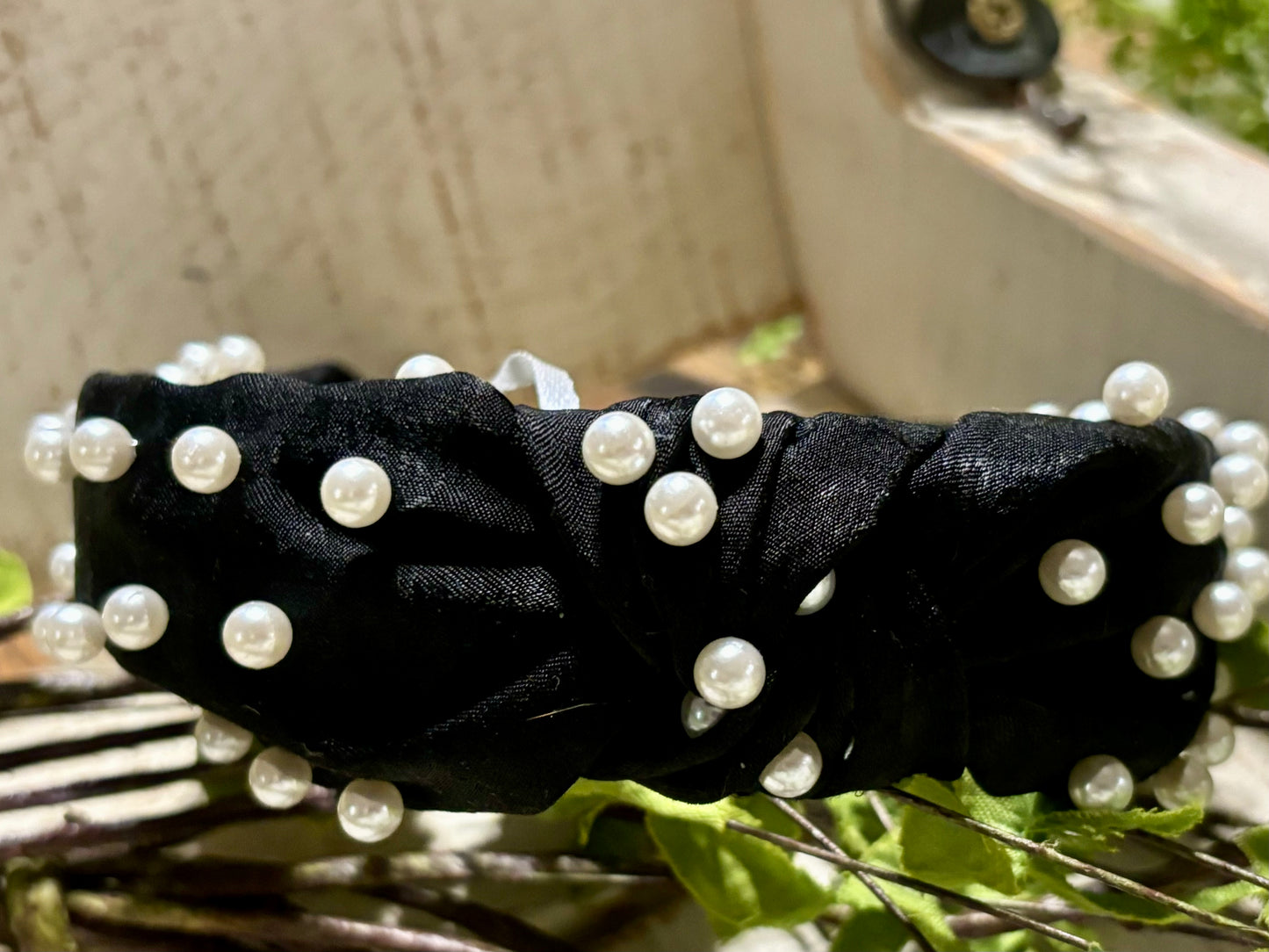 Knot pearl Headbands