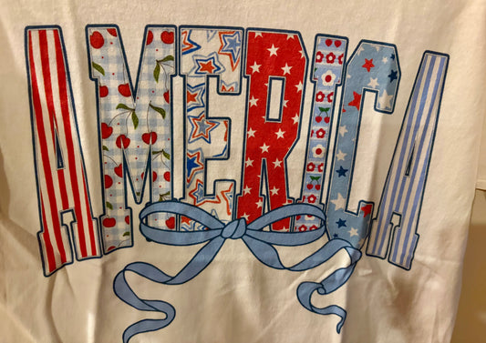 America Ribbon Tee