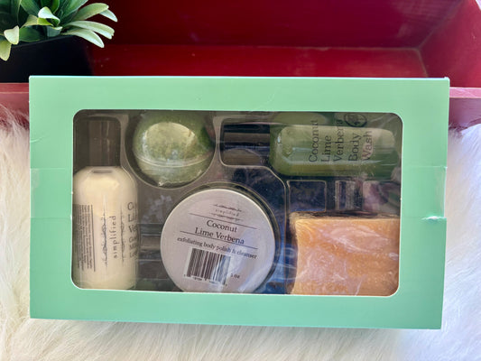 5 Piece Gift Set: Coconut Lime Verbena