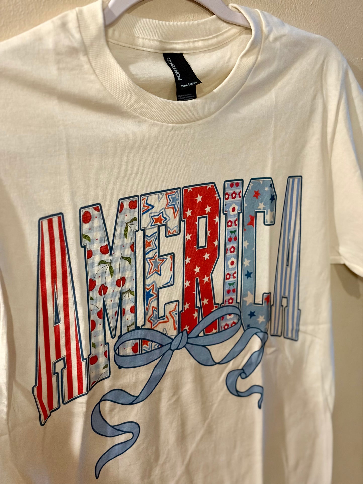 America Ribbon Tee