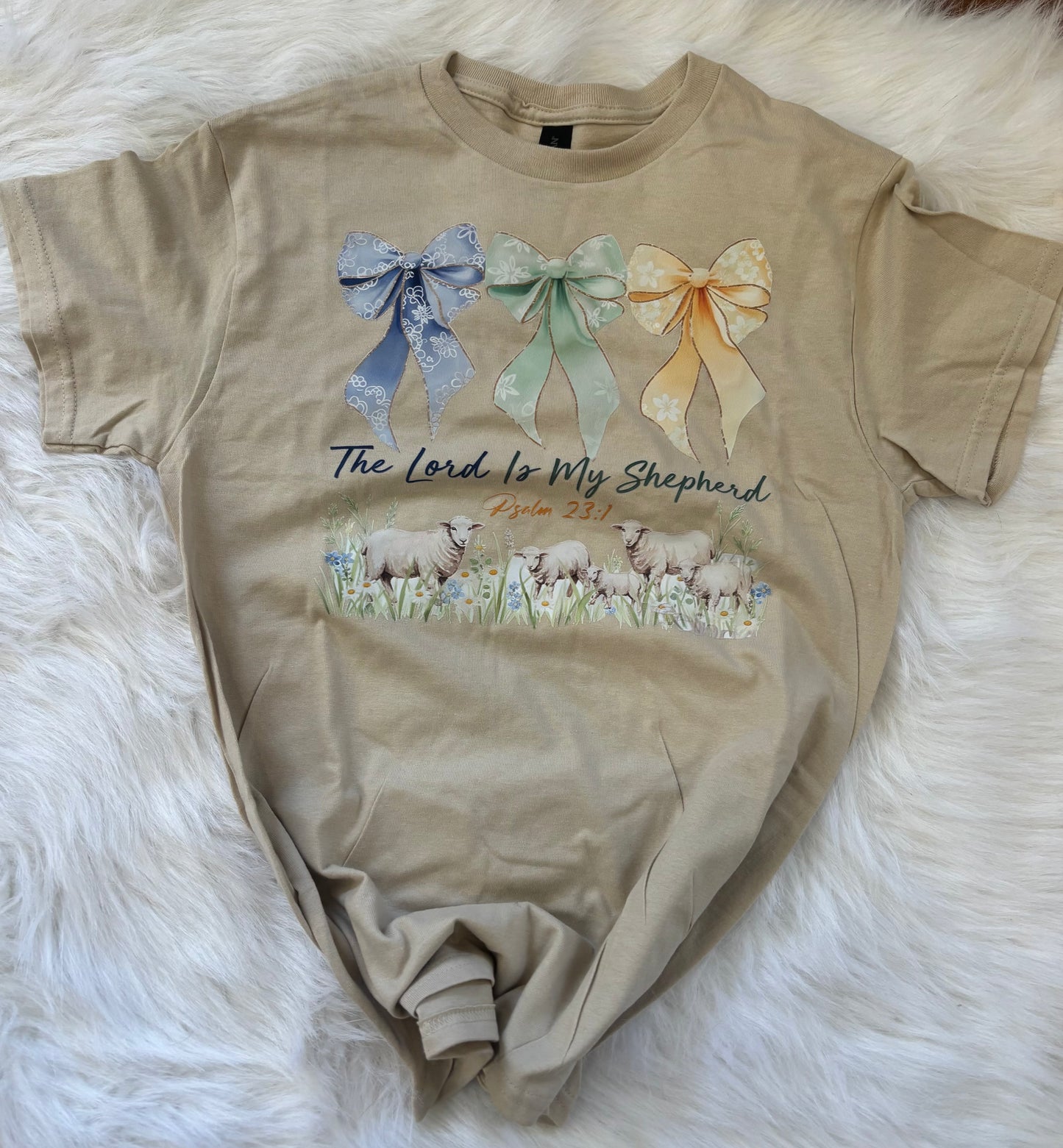 The Lord is My Shepherd Bows Tee