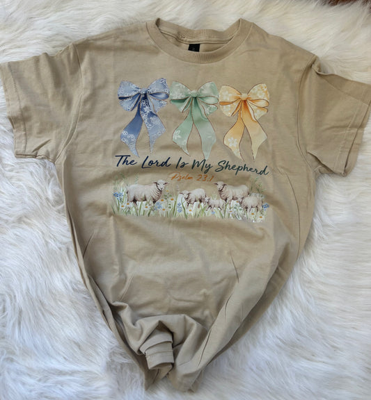 The Lord is My Shepherd Bows Tee
