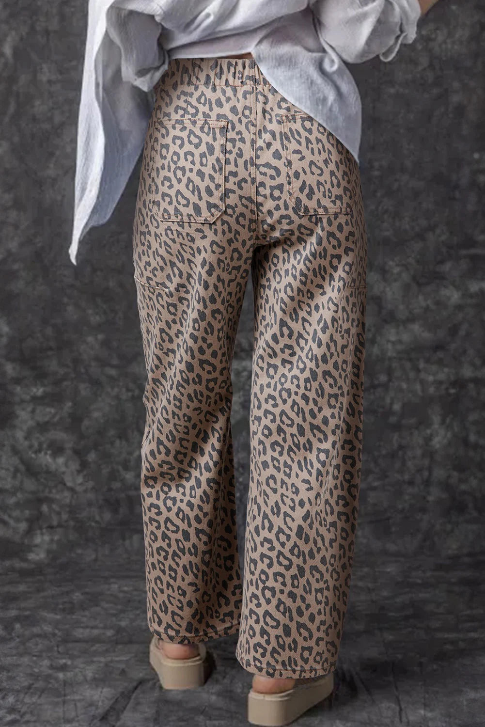 PRE-ORDER LEOPARD PRINT JEANS