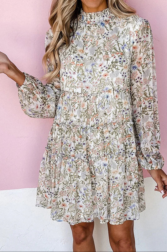 PRE-ORDER White Floral Dress