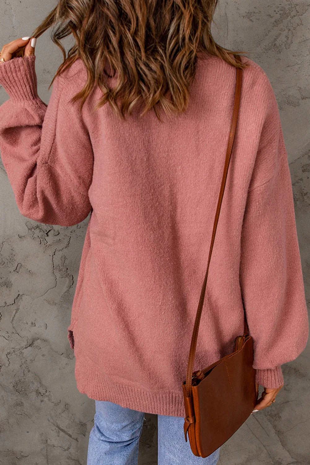 PRE-ORDER Pink Pocket Sweater