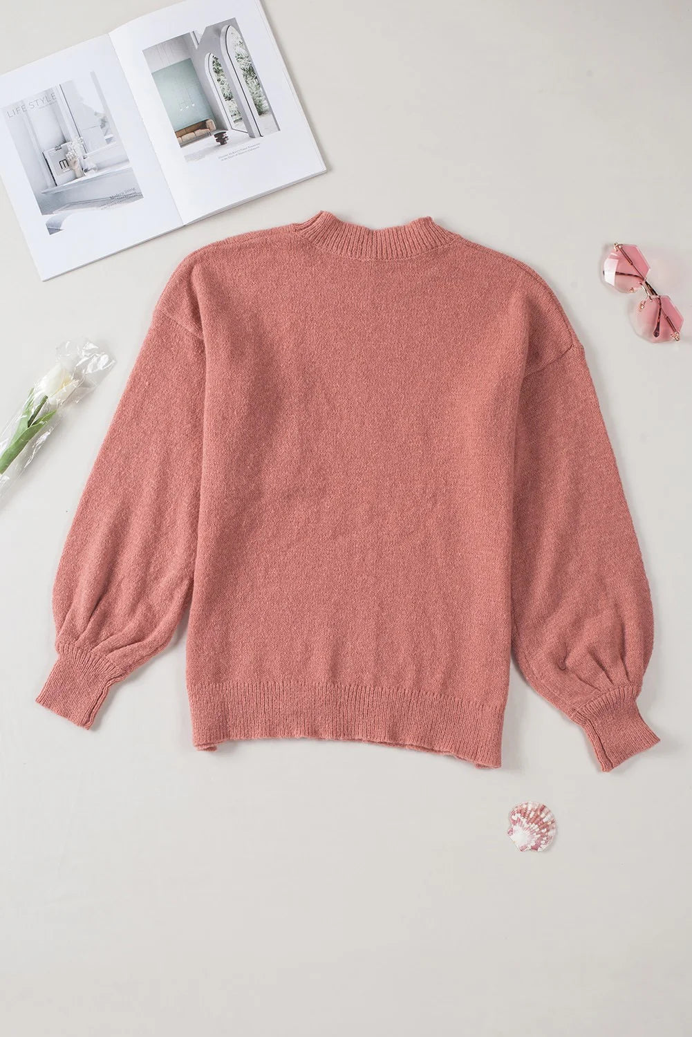 PRE-ORDER Pink Pocket Sweater