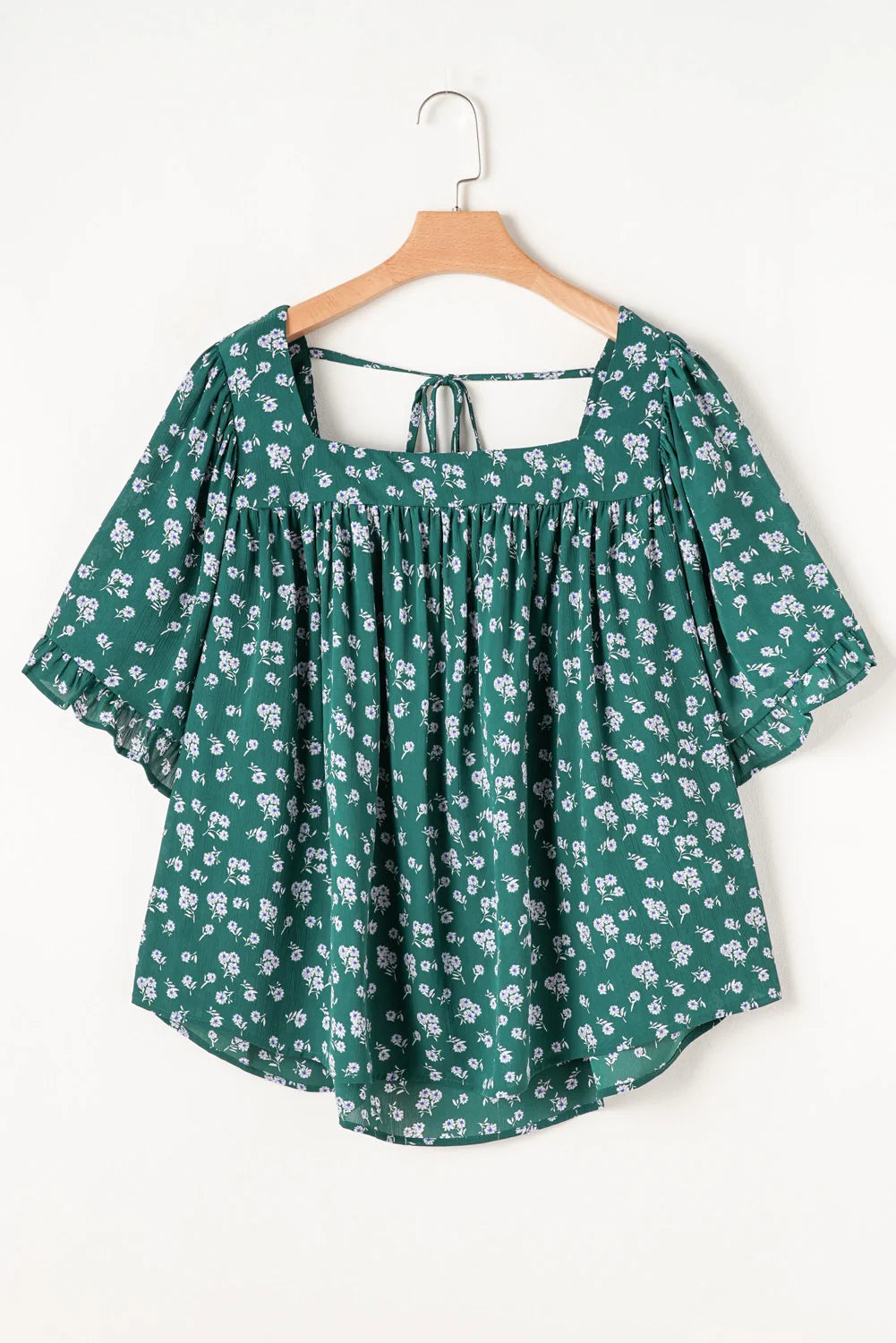 PRE-ORDER Green Floral Plus Size Blouse