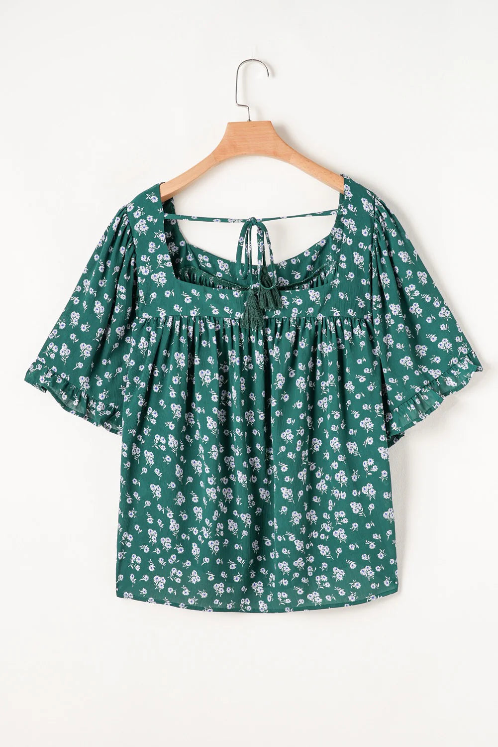 PRE-ORDER Green Floral Plus Size Blouse