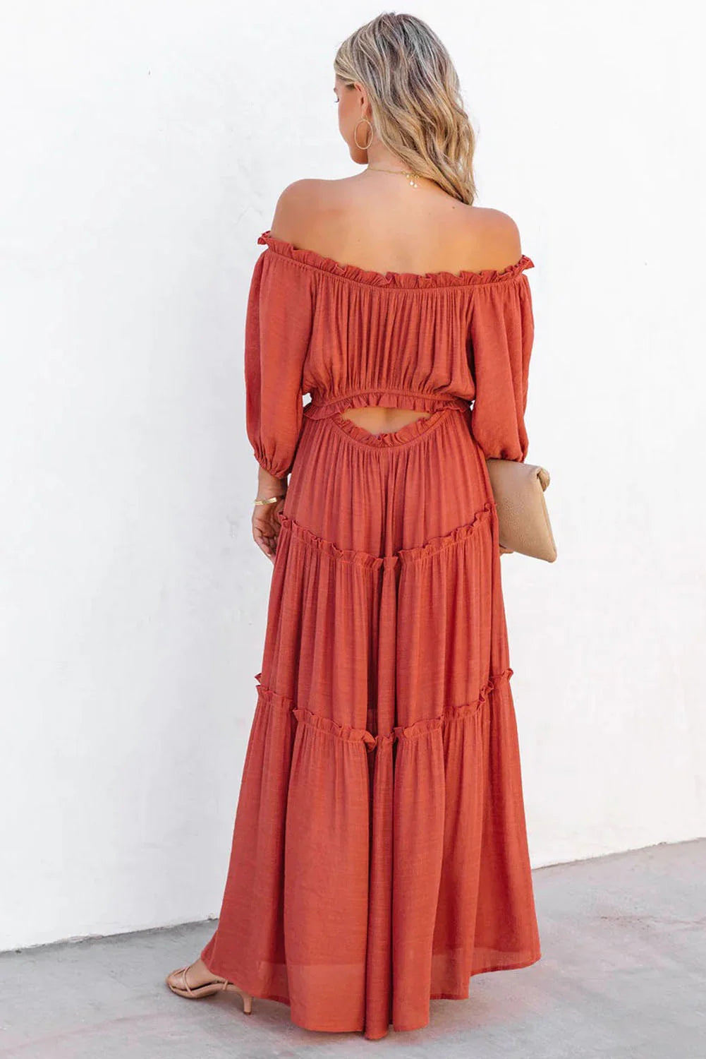 PRE-ORDER Orange Maxi Dress