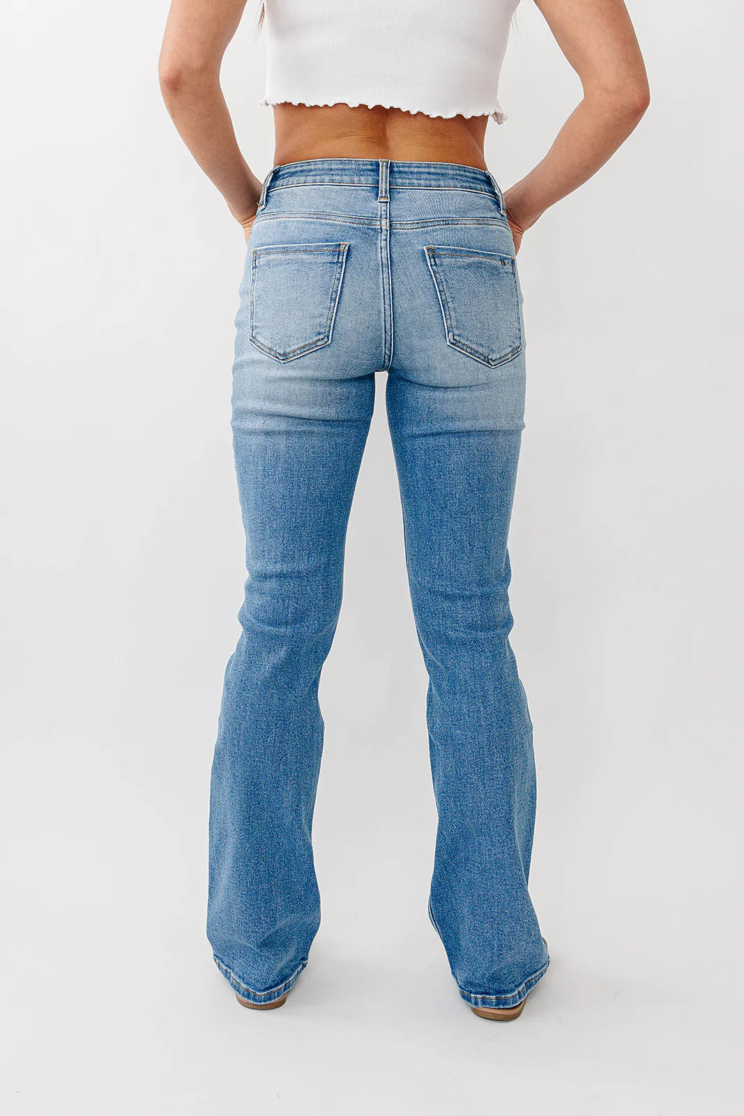 Rubies and Honey Mid-Rise Non-Distressed Bootcut Jeans