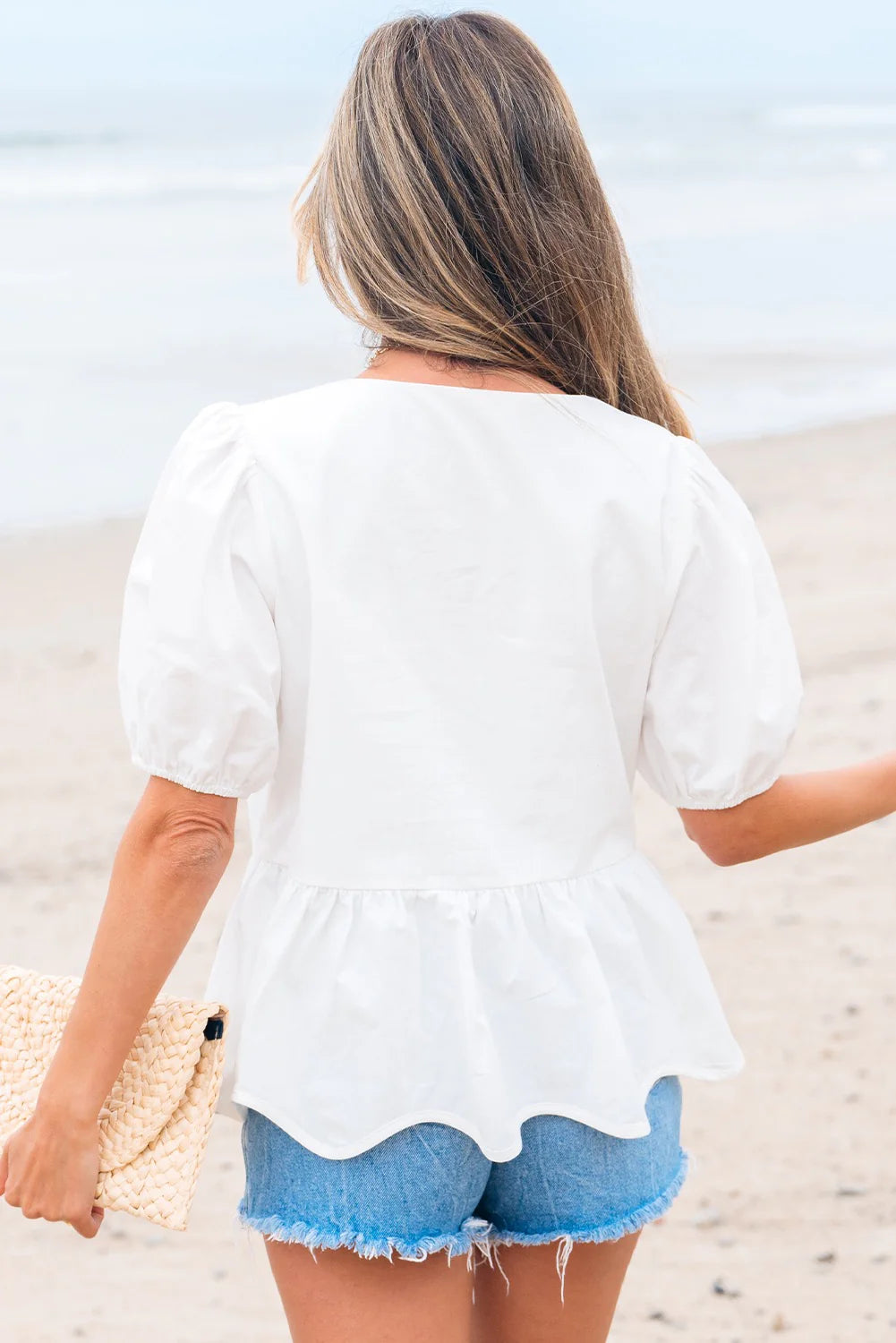 White Bow Top