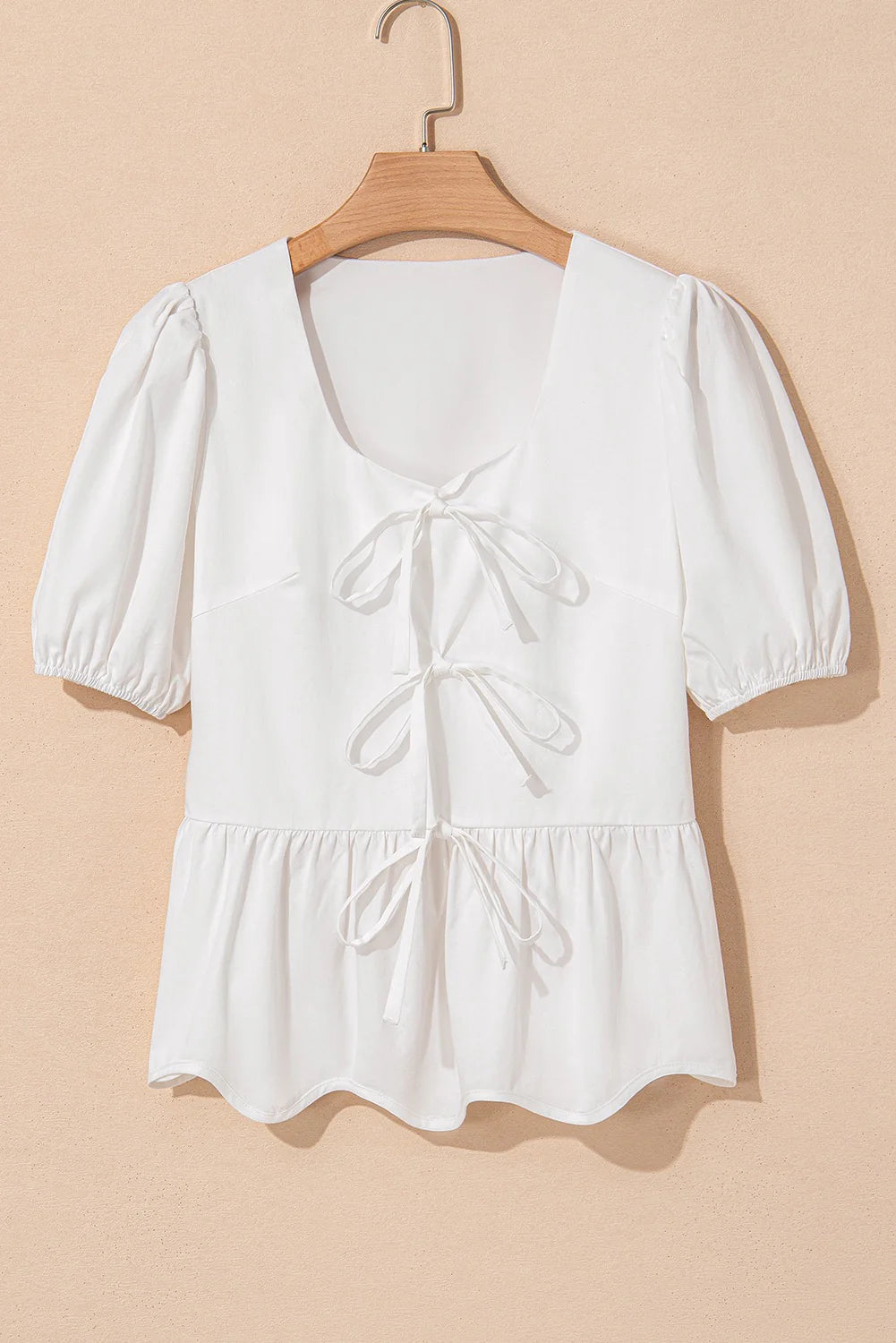 White Bow Top