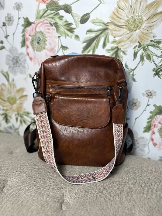 Dark Brown Backpack