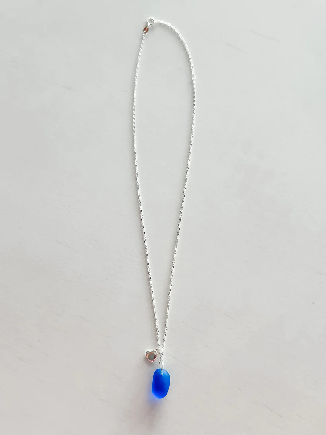 Shelly Sea glass Silver Necklace