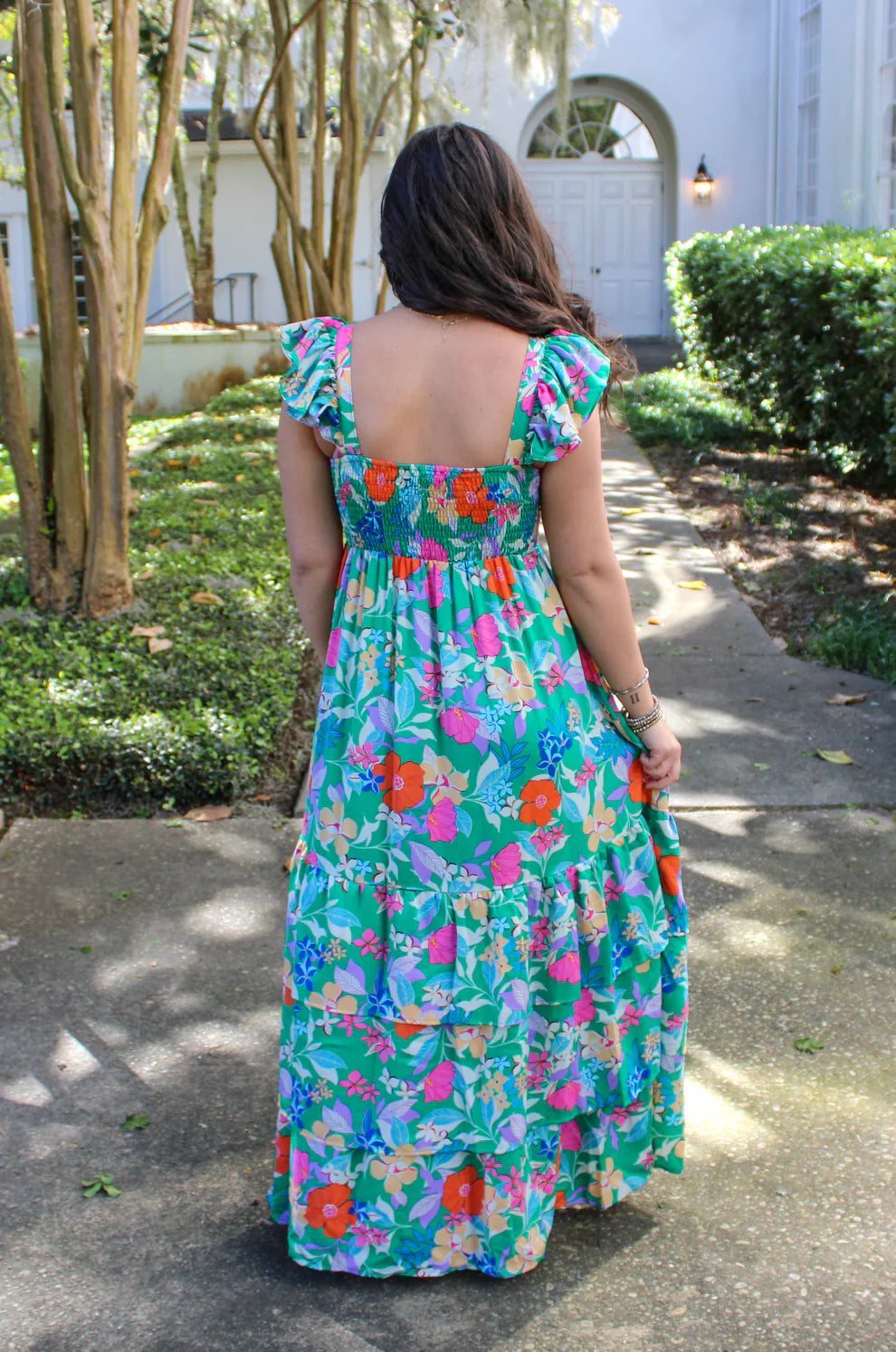 Floral Ruffle Dress