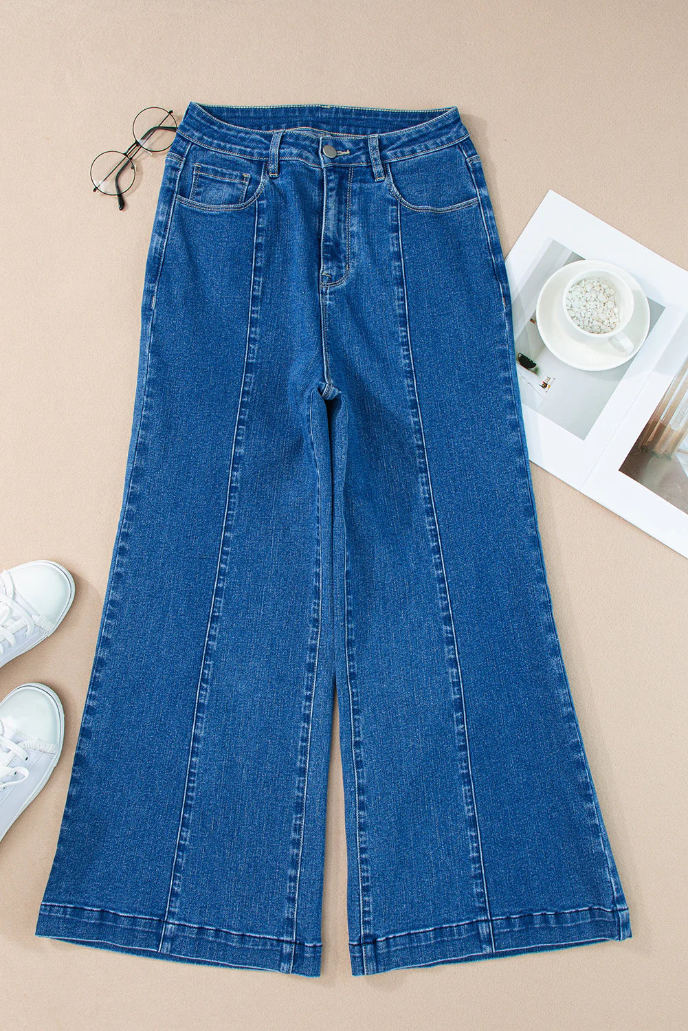 PRE-ORDER Flared Cropped Jeans