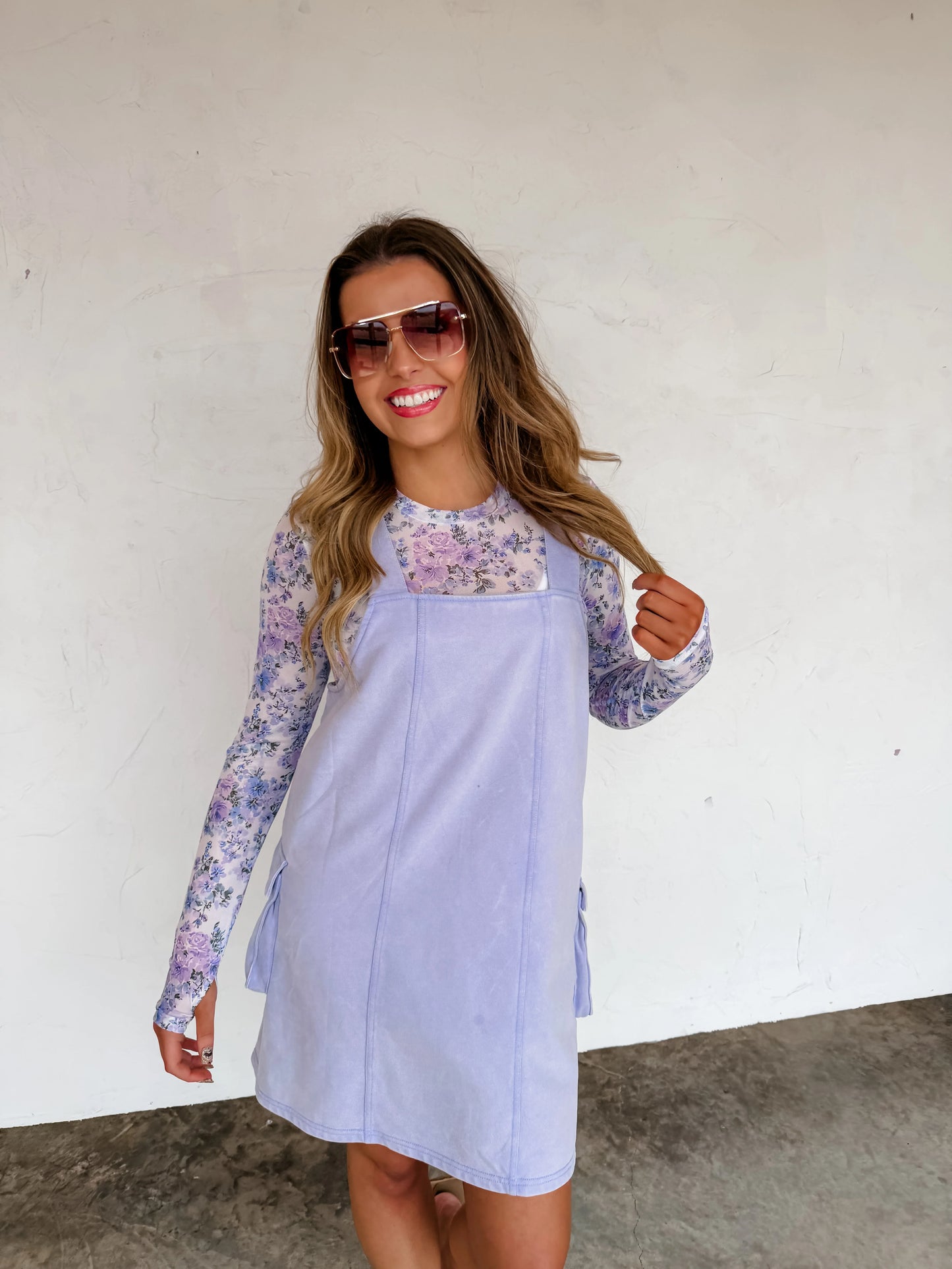 PREORDER- SPRING MILLIE OVERALL DRESS