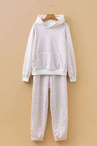 PRE-ORDER Floral Hoodie and Sweatpants Set