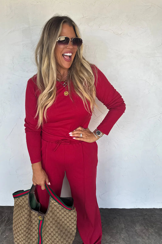 PRE-ORDER Sunday Ribbed Lounge Set