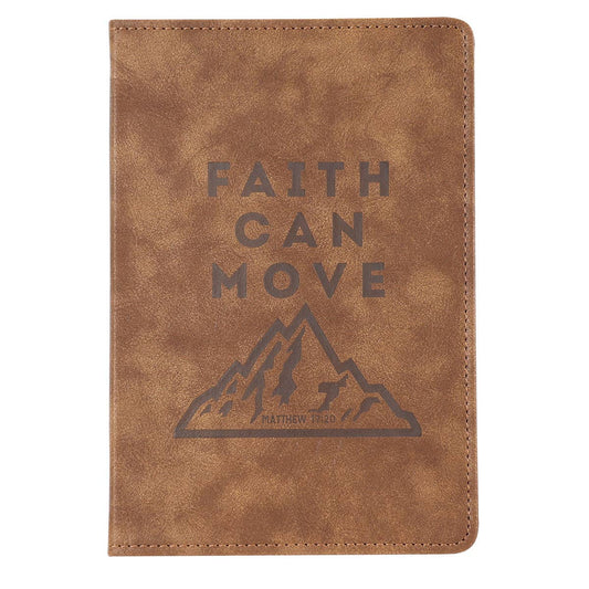 Kerusso Mens Journal Faith Can Move: Brown