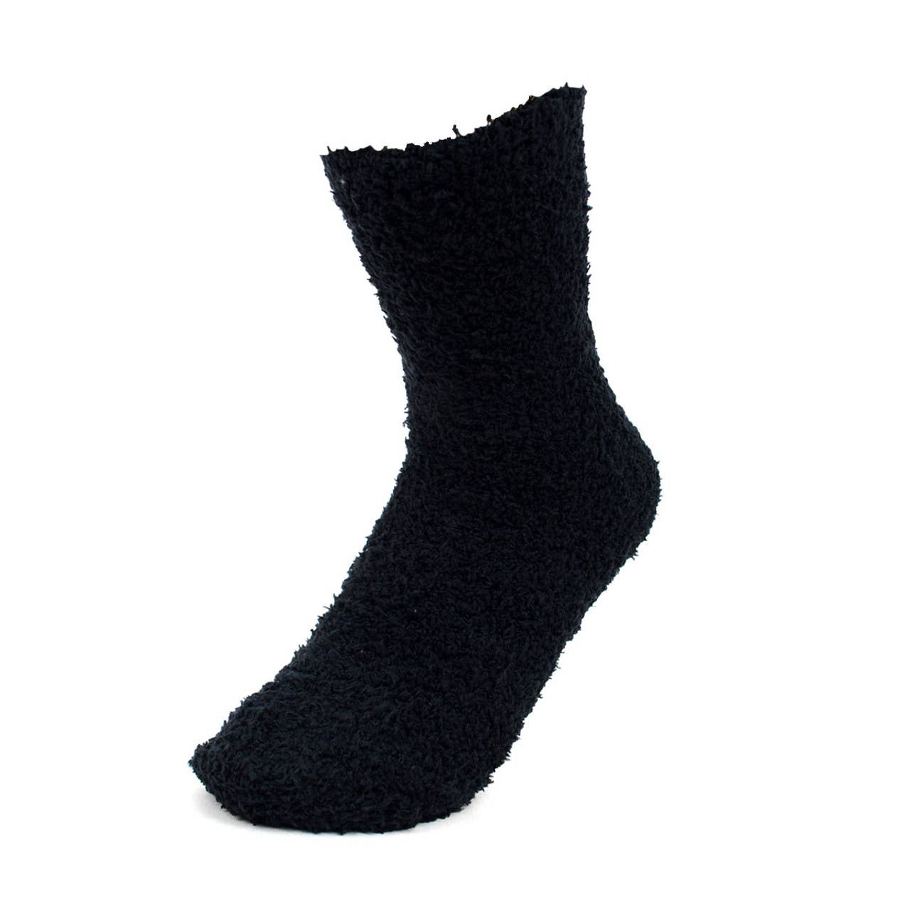 Women's Solid Color Warm Fuzzy Socks - 3 pack