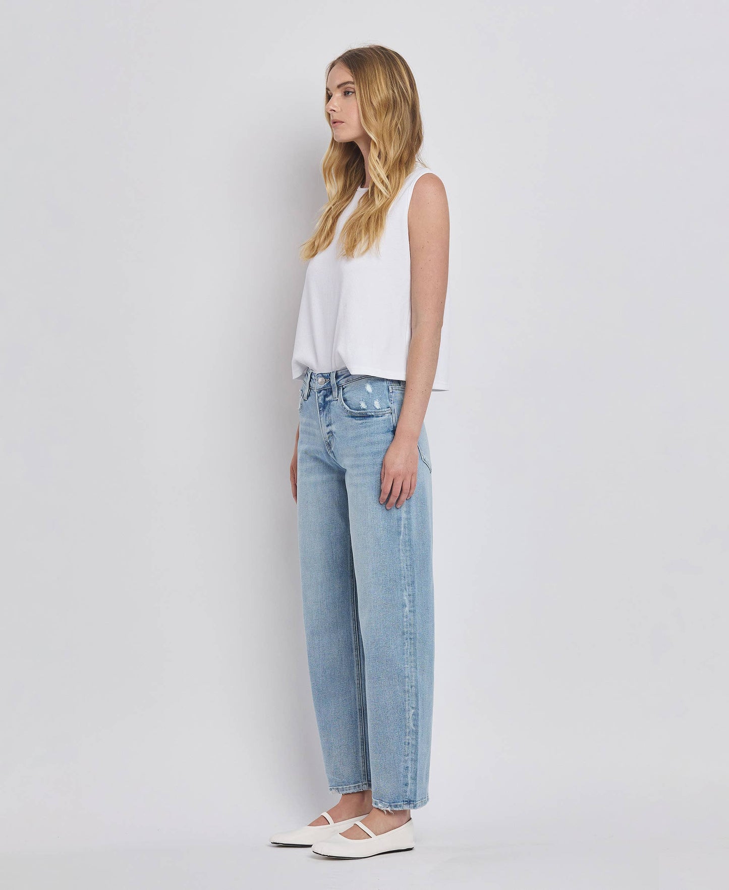 PRE-ORDER VERVET HIGH RISE BARREL LEG JEANS