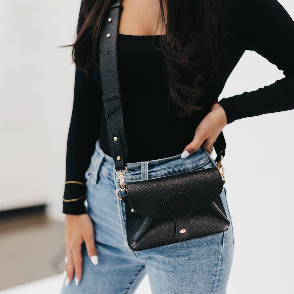 Khloe Vegan Leather Crossbody