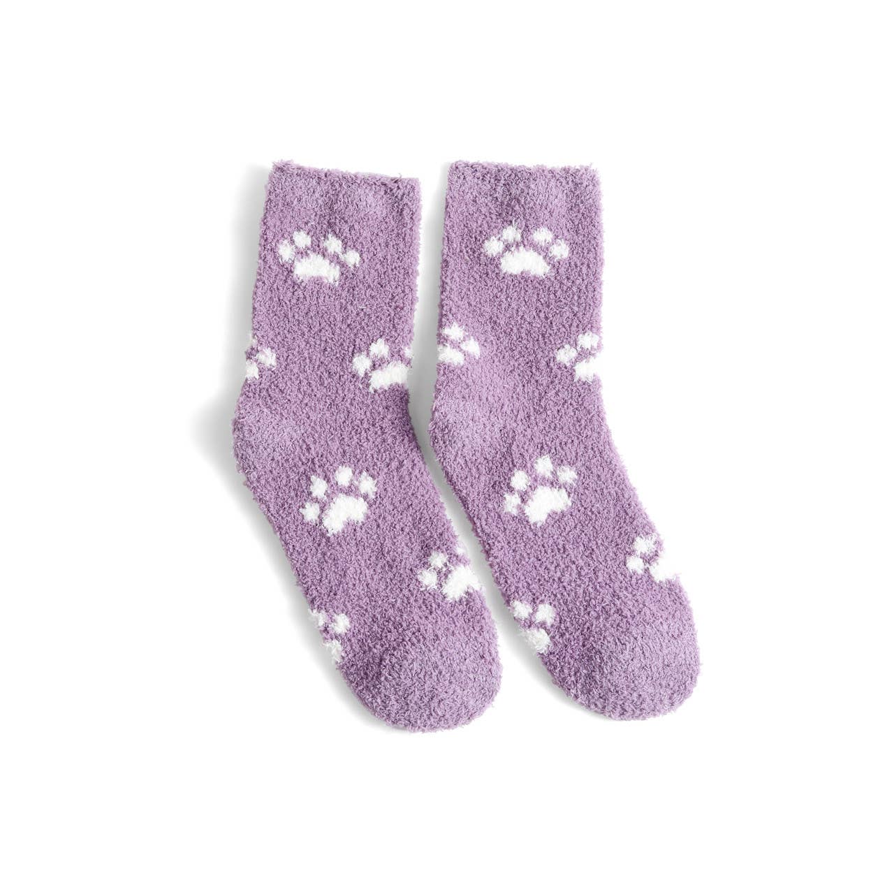 Ladies Fuzzy Socks - Purple set