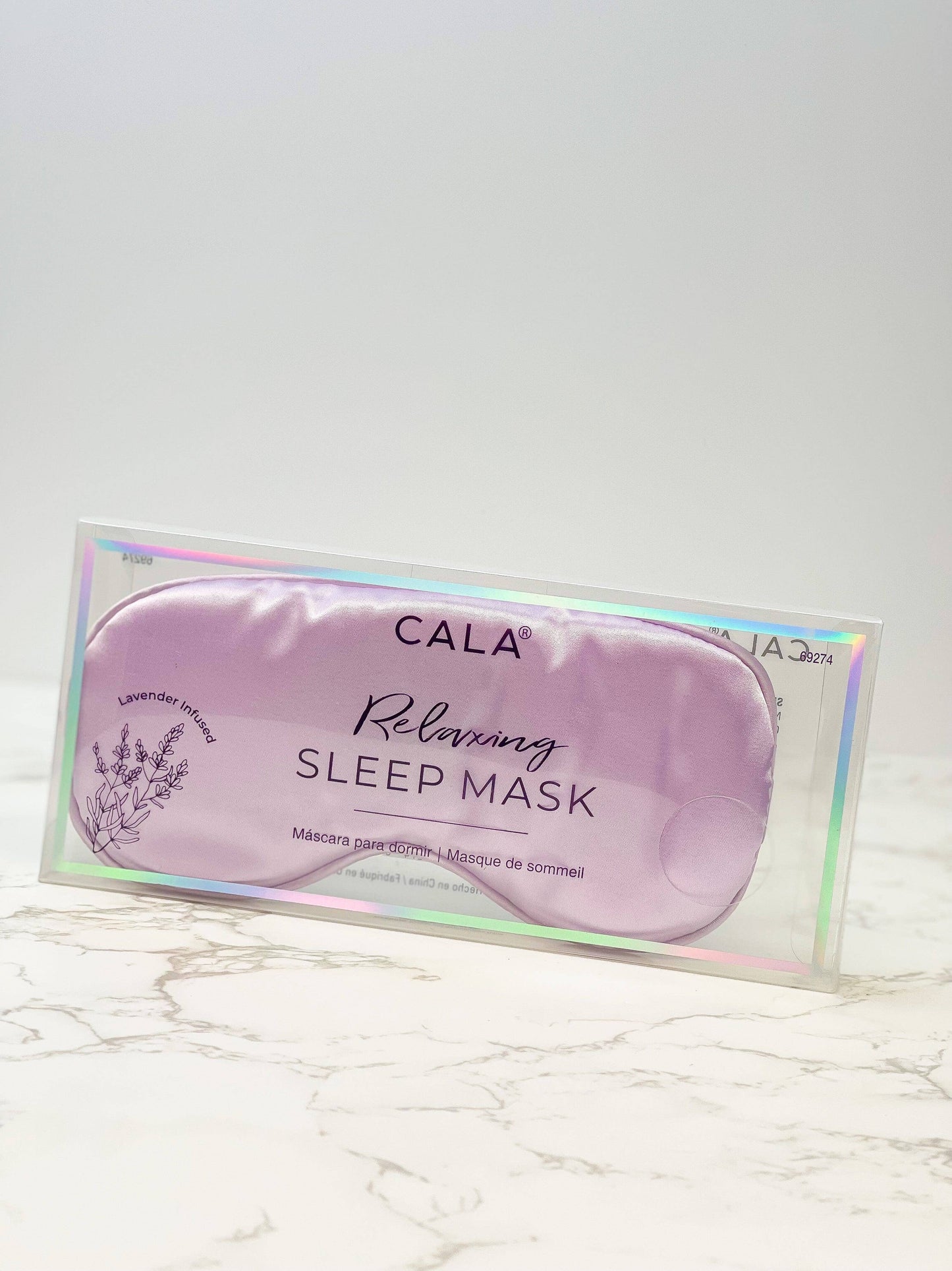 Lavender Satin Sleep Mask