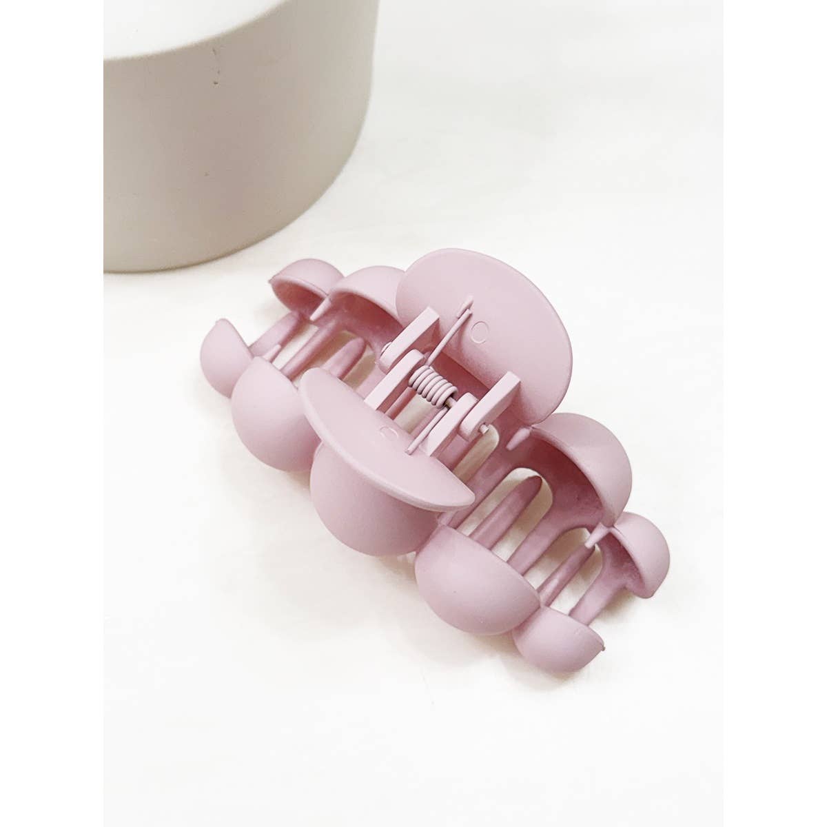 Powdery Soft Matt Bubble Pearl Hair Claw Clips